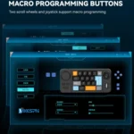 MKESPN 19-Key USB-C Wired Gaming Keyboard Macro Programmable Hot-Swappable Design with Control Knob & Joystick Scroll Wheel - Image 8