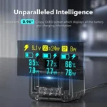 For GoPro HERO13 Black Triple Battery Charger Smart Charging Dock With OLED Display - Image 4