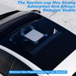 For Starlink Mini Car Metal Suction Cup Holder - Image 3