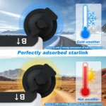 For Starlink Mini Car Metal Suction Cup Holder - Image 4