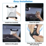 For Starlink Mini Car Metal Suction Cup Holder - Image 7