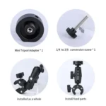 For Starlink Mini Aluminium Alloy Bracket Adapter Heavy Duty Clamp Bracket - Image 7