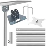 For Starlink V4 / Gen 3 Outdoor Bracket With Ground Plug Adapter