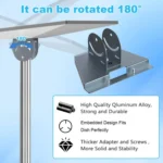 For Starlink V4 / Gen 3 Outdoor Bracket With Ground Plug Adapter - Image 2