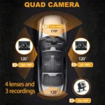 High-Definition 1080P Infrared Night Cision Parking Monitoring Driving Recorder - Image 3