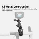For Insta360, DJI, GoPro Cameras Metal Arm Clamp Holder Cycling Clamp Bracket - Image 4