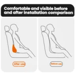 Car Driver Seat Memory Foam Support Lumbar Cushion - Image 5