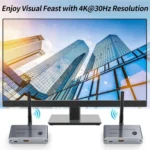 2 In 1 4K 30Hz Wireless HDMI Extender 100m Point To Point HD Video Transmitter, Transmitter+Receiver - Image 3