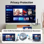 2 In 1 4K 30Hz Wireless HDMI Extender 100m Point To Point HD Video Transmitter, Transmitter+Receiver - Image 4