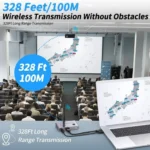 2 In 1 4K 30Hz Wireless HDMI Extender 100m Point To Point HD Video Transmitter, Transmitter+Receiver - Image 8