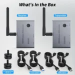 2 In 1 4K 30Hz Wireless HDMI Extender 100m Point To Point HD Video Transmitter, Transmitter+Receiver - Image 9