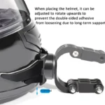 360-degree Rotatable Helmet Chin Mount for GoPro HERO/Insta360/DJI Osmo Action POV Camera Mount - Image 5