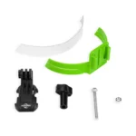 BSDDP Universal Motorcycle Helmet Mount for Action Cameras Fits Curved/Flat Surfaces