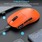 iMICE G900 6 Keys 12800DPI Gaming Mouse Rechargeable Tri-Ode Wireless Mouse - Image 2