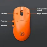 iMICE G900 6 Keys 12800DPI Gaming Mouse Rechargeable Tri-Ode Wireless Mouse - Image 8