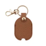 Universal Keychain Leather Key Cover Keychain Replaceable Keys