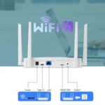 European / Asian / African Edition 4G CPE Wireless SIM Card LTE Router Wi-Fi 6 Wireless Hotspot, EU Plug - Image 3