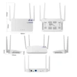 European / Asian / African Edition 4G CPE Wireless SIM Card LTE Router Wi-Fi 6 Wireless Hotspot, EU Plug - Image 7