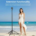 Flymile 1.63m Magnetic Quick-Release Tripod Selfie Stick for Action Cameras for Vlogging, Outdoor Sports - Image 6