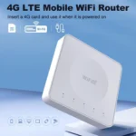 E8 4G Mini CPE Wireless Plug Card Router Dual Network Port WiFi6 Wireless Hotspot - Image 2