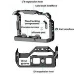 For Sony ZV-E10 II 2nd Generation Camera Cage DSLR Photography Live Streaming Protective Frame Stabilizer Kit - Image 3