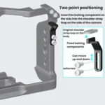 For Sony ZV-E10 II 2nd Generation Camera Cage DSLR Photography Live Streaming Protective Frame Stabilizer Kit - Image 4