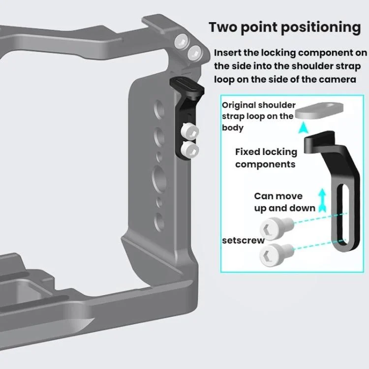 TBD06061978_B3.webp For Sony ZV-E10 II 2nd Generation Camera Cage DSLR Photography Live Streaming Protective Frame Stabilizer Kit - Image 4