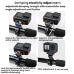 For GoPro HERO13 Black Action Camera Magnetic Quick Release Bike Mount Outdoor Cycling Tilt Shooting Bracket - Image 7