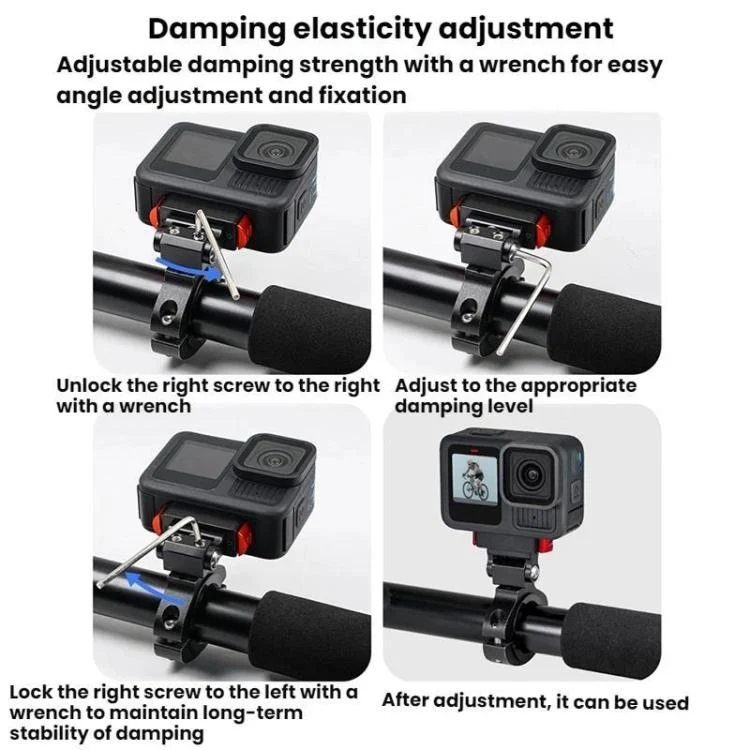 TBD0606198401_2.webp For GoPro HERO13 Black Action Camera Magnetic Quick Release Bike Mount Outdoor Cycling Tilt Shooting Bracket - Image 7