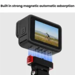 Action Camera Magnetic Quick Release Bike Mount, For GoPro HERO13 Black /12 Black /11 Black/10 Black/9 Black/8 Black - Image 5