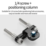 Bicycle Stem Camera Mount Cycling Front Light Bracket For Shooting - Image 6