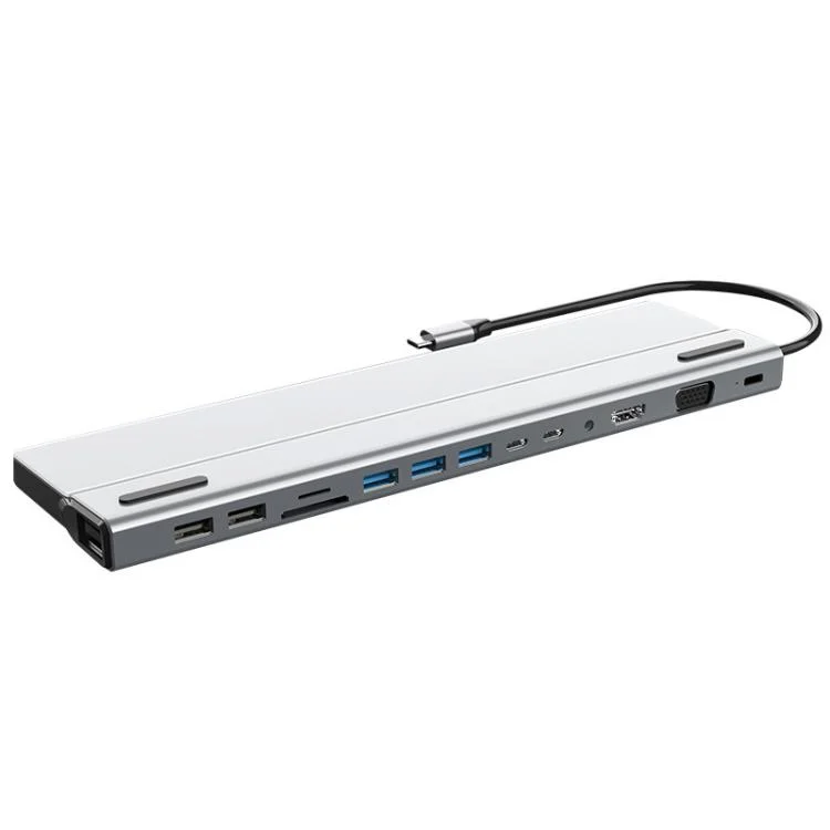 14 In 1 Type-C Docking Station USB HUB Multi Port Hub Laptop Converter