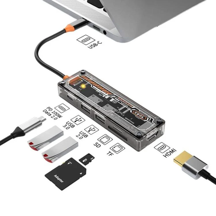 Type-C Docking Station USB HUB Multi Port Hub Computer Converter