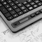 Wireless Keyboard and Mouse Combo for Business Office with Tablet Slot & Wrist Rest - Image 8