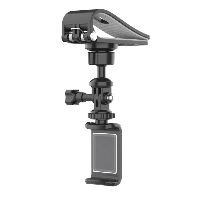 Car Sun Visor Bracket Panoramic Sports Camera Phone Vehicle Mount Base