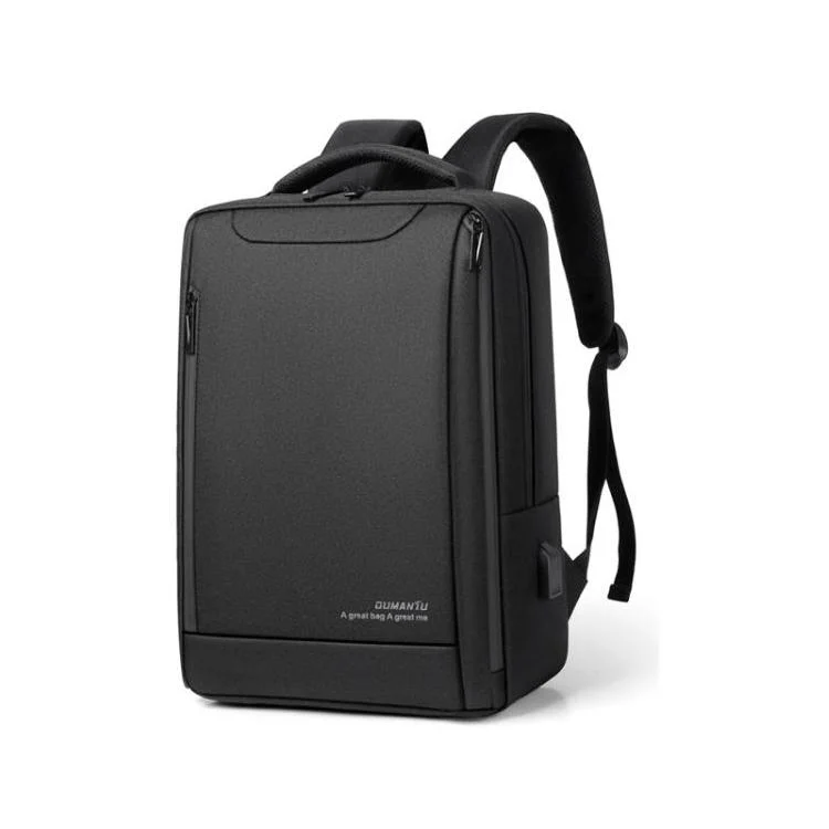 OUMANTU 2106-1 Lightweight Business Laptop Backpack Large Capacity USB Charging Daypack For Work, Travel, Gym