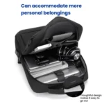 OUMANTU 2106-1 Lightweight Business Laptop Backpack Large Capacity USB Charging Daypack For Work, Travel, Gym - Image 3