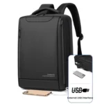 OUMANTU 2106-1 Lightweight Business Laptop Backpack Large Capacity USB Charging Daypack For Work, Travel, Gym - Image 5
