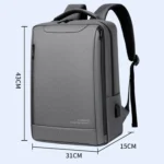 OUMANTU 2106-1 Lightweight Business Laptop Backpack Large Capacity USB Charging Daypack For Work, Travel, Gym - Image 9