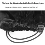 Universal Headphone Storage Case Dustproof Drawstring Bag With Ultra-Soft Short Plush - Image 3