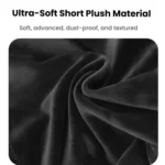 Universal Headphone Storage Case Dustproof Drawstring Bag With Ultra-Soft Short Plush - Image 5