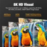 HDMI 2.1 Male To Male 8K HD Cable Computer Laptop Monitor TV Connection Cable - Image 3