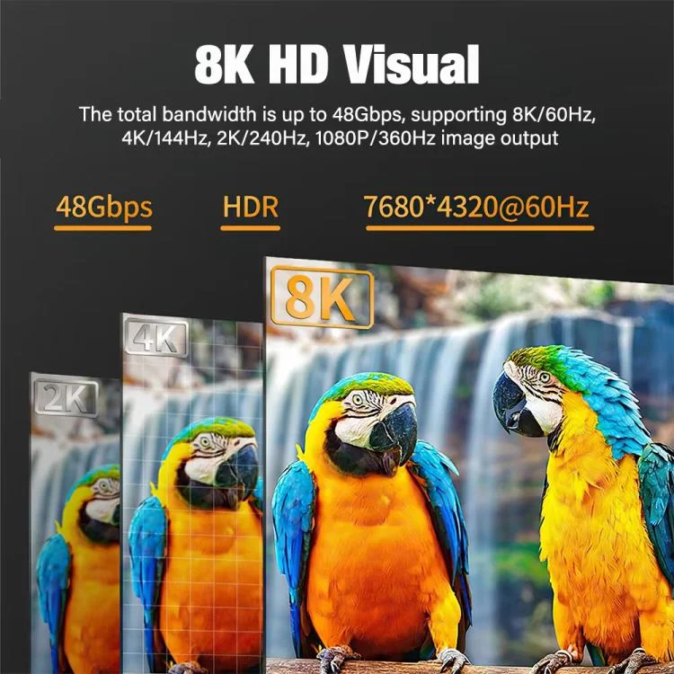 TBD06062202_B2.webp HDMI 2.1 Male To Male 8K HD Cable Computer Laptop Monitor TV Connection Cable - Image 3