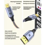 DP To HDMI 8K 60HZ HD Conversion Cable TV Computer Connection Conversion Monitor Projection Cable - Image 5