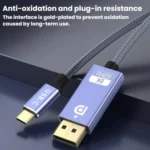 Type-C To DP1.4 8K 60Hz HD Unidirectional Adapter Cable Computer Gaming Console Monitor Mobile Phone Video Connection Cable - Image 3