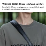 Cwatcun D222 Medium Comfortable DSLR Camera Universal Shoulder Strap Leather Quick Release Strap - Image 3