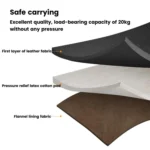 Cwatcun D222 Medium Comfortable DSLR Camera Universal Shoulder Strap Leather Quick Release Strap - Image 7