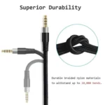 For Kingston HyperX Cloud Alpha / Mix 3.5mm Male To Male Headset Recorder Cable - Image 6