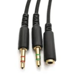 For Razer Kraken V2 3.5mm Male To Female 2 In 1 Extension Cable Audio Adapter - Image 8