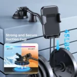 Tronwin JY02 Flexible Arm Dashboard Windshield Car Phone Holder Adjustable Suction Cup Mount - Image 3